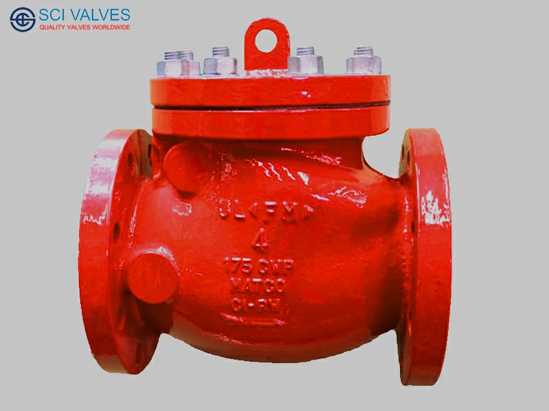 Resilient Seal Swing Check Valve (Non Return Valve) For Fire Main